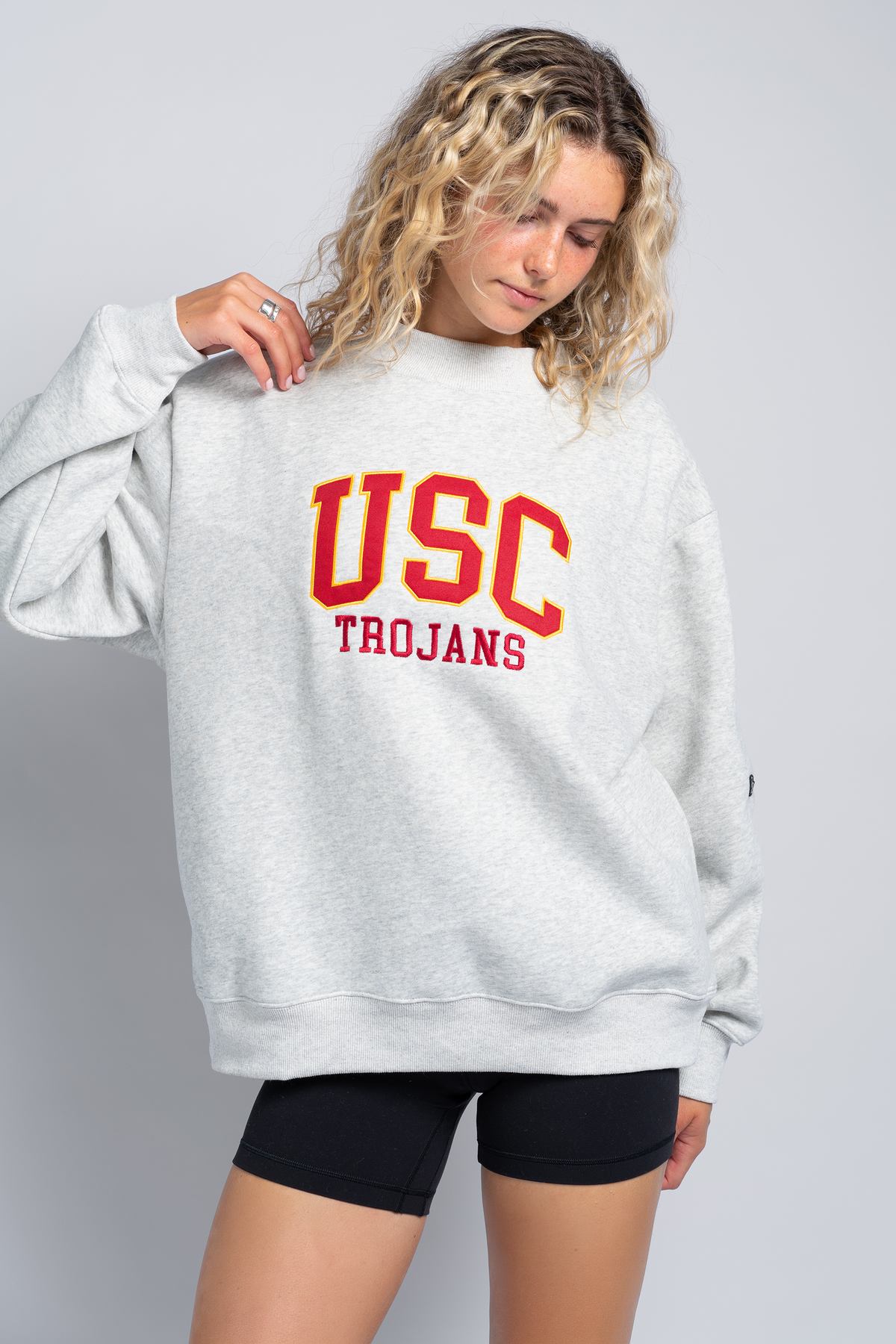 USC Mock Neck Crewneck