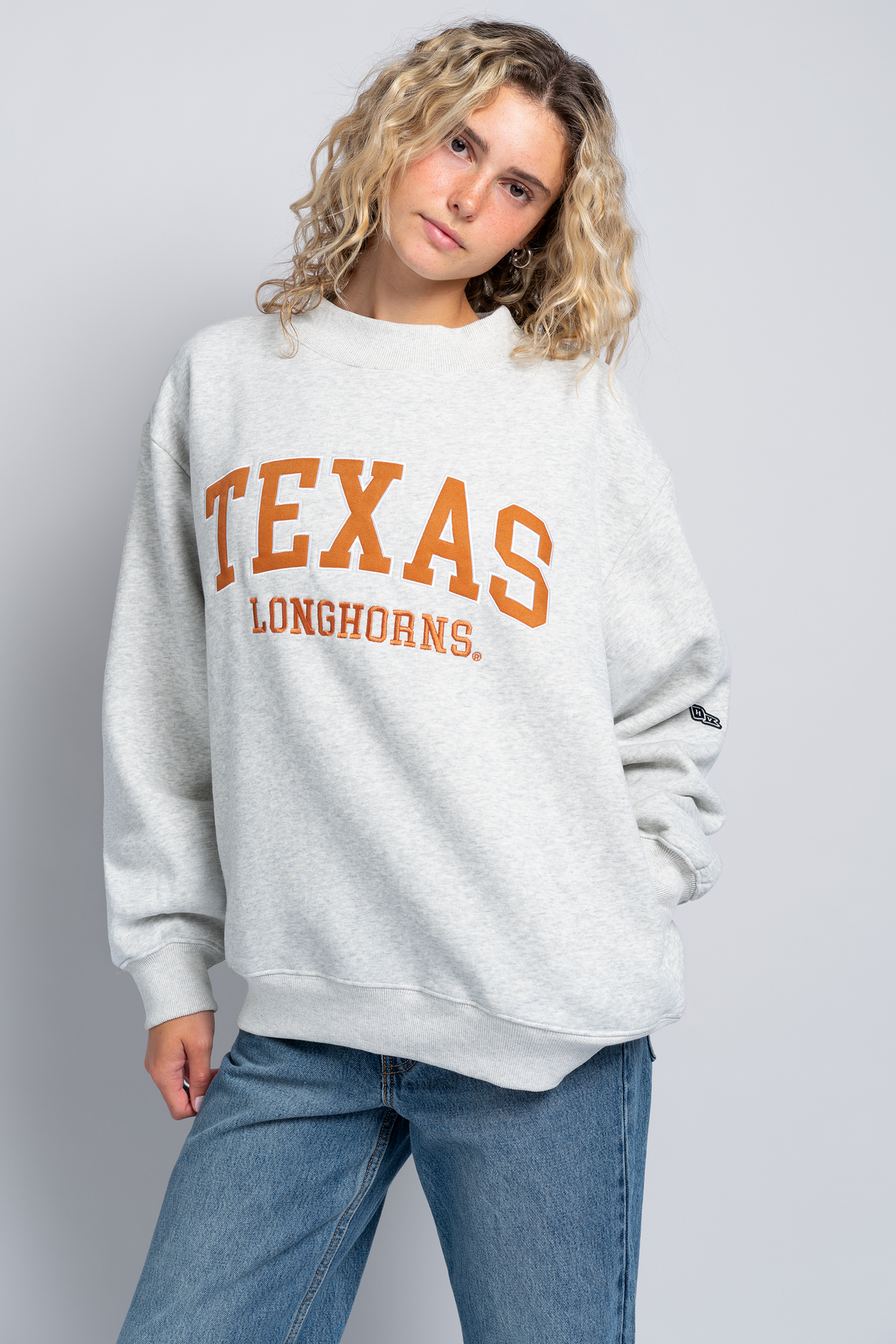 UT Austin Mock Neck Crewneck