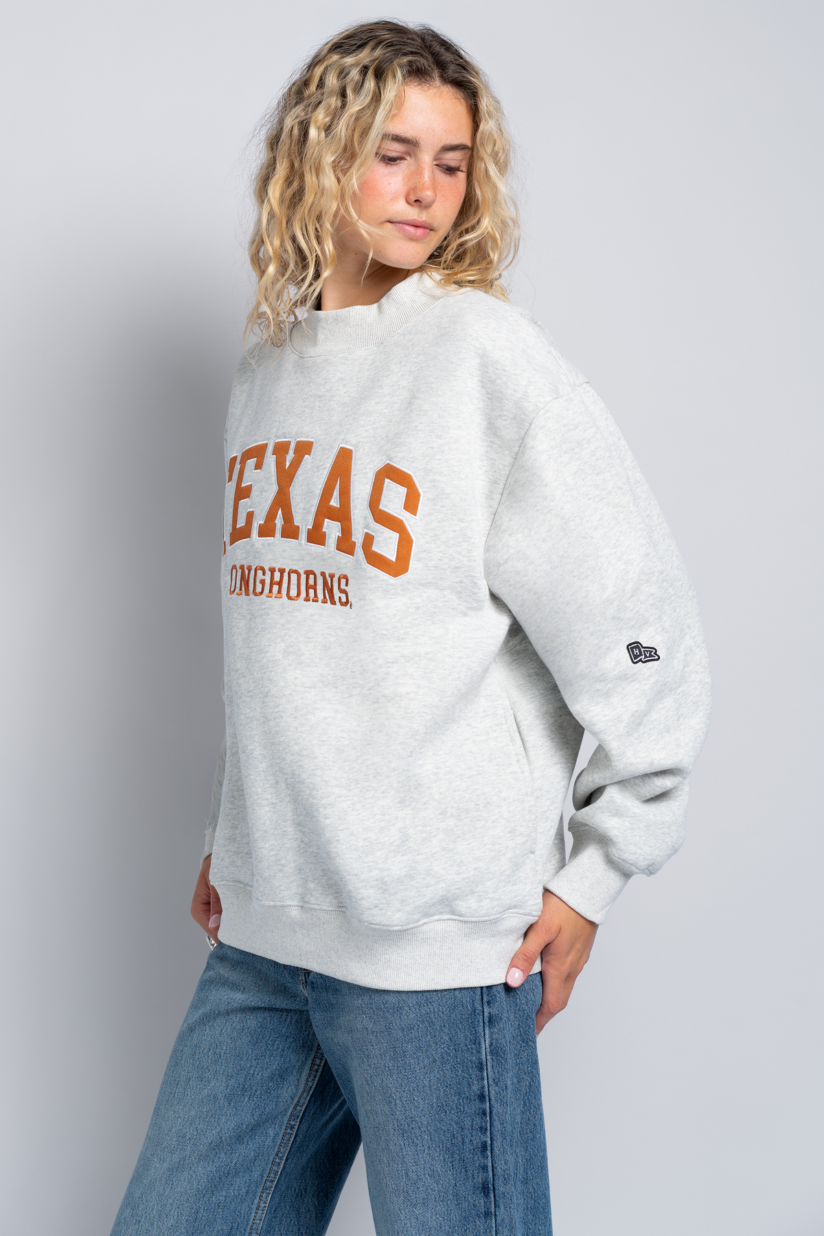 UT Austin Mock Neck Crewneck