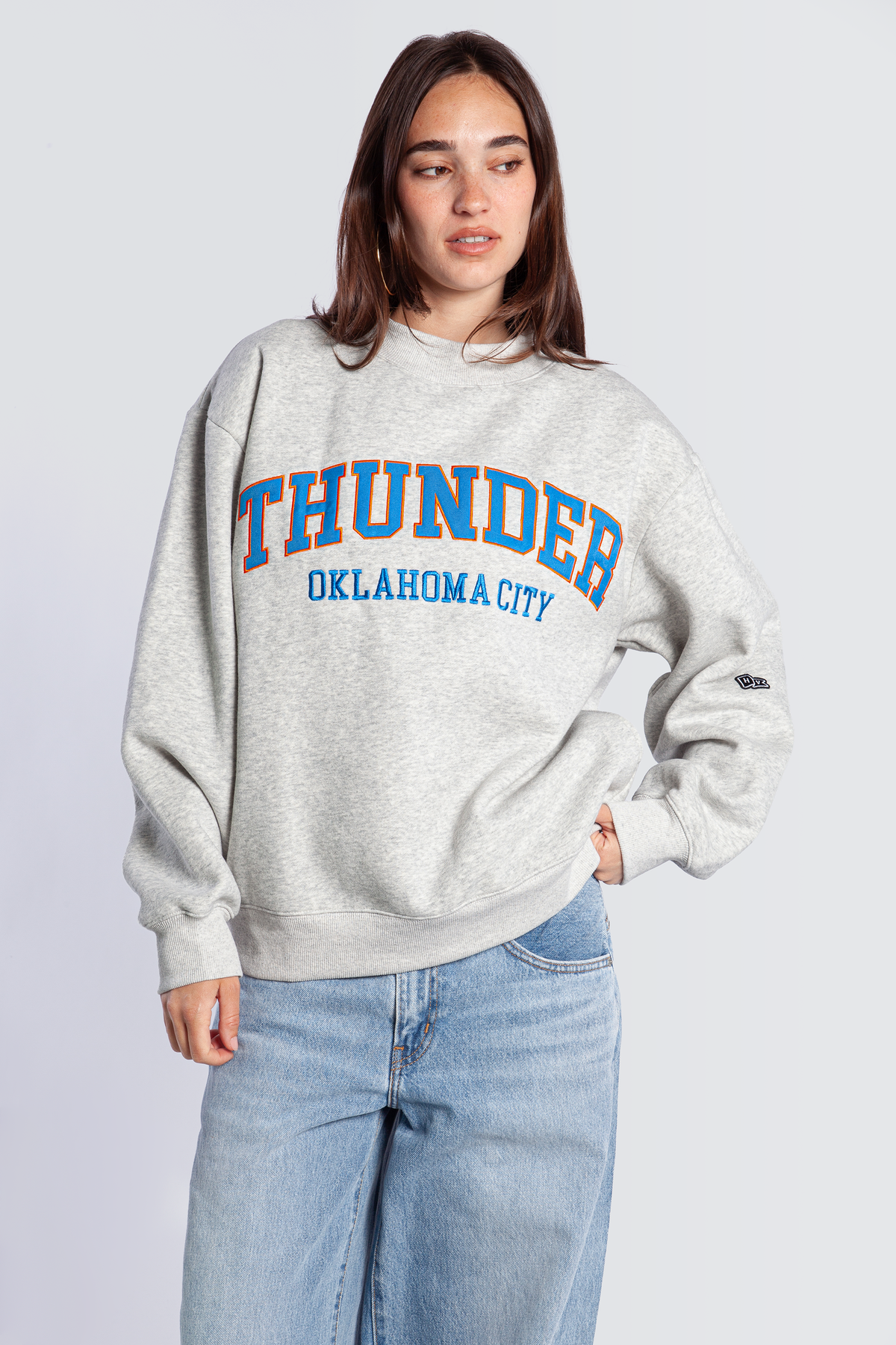 Oklahoma City Thunder Mock Neck Crewneck