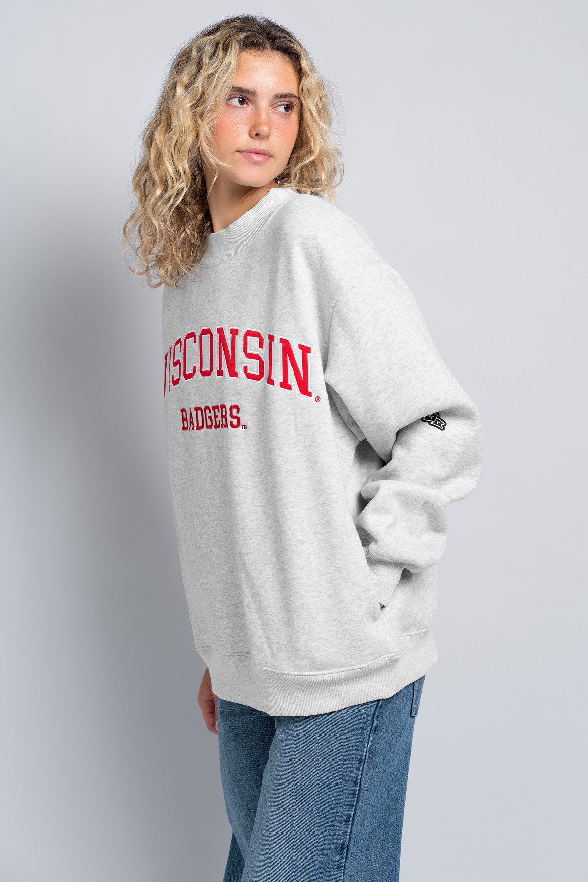 University of Wisconsin Mock Neck Crewneck
