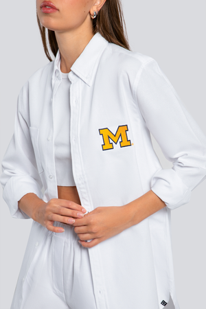 University of Michigan Hamptons Button Down