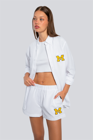 University of Michigan Hamptons Button Down