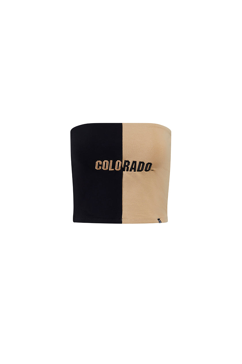 CU Boulder Color-Block Tube Top