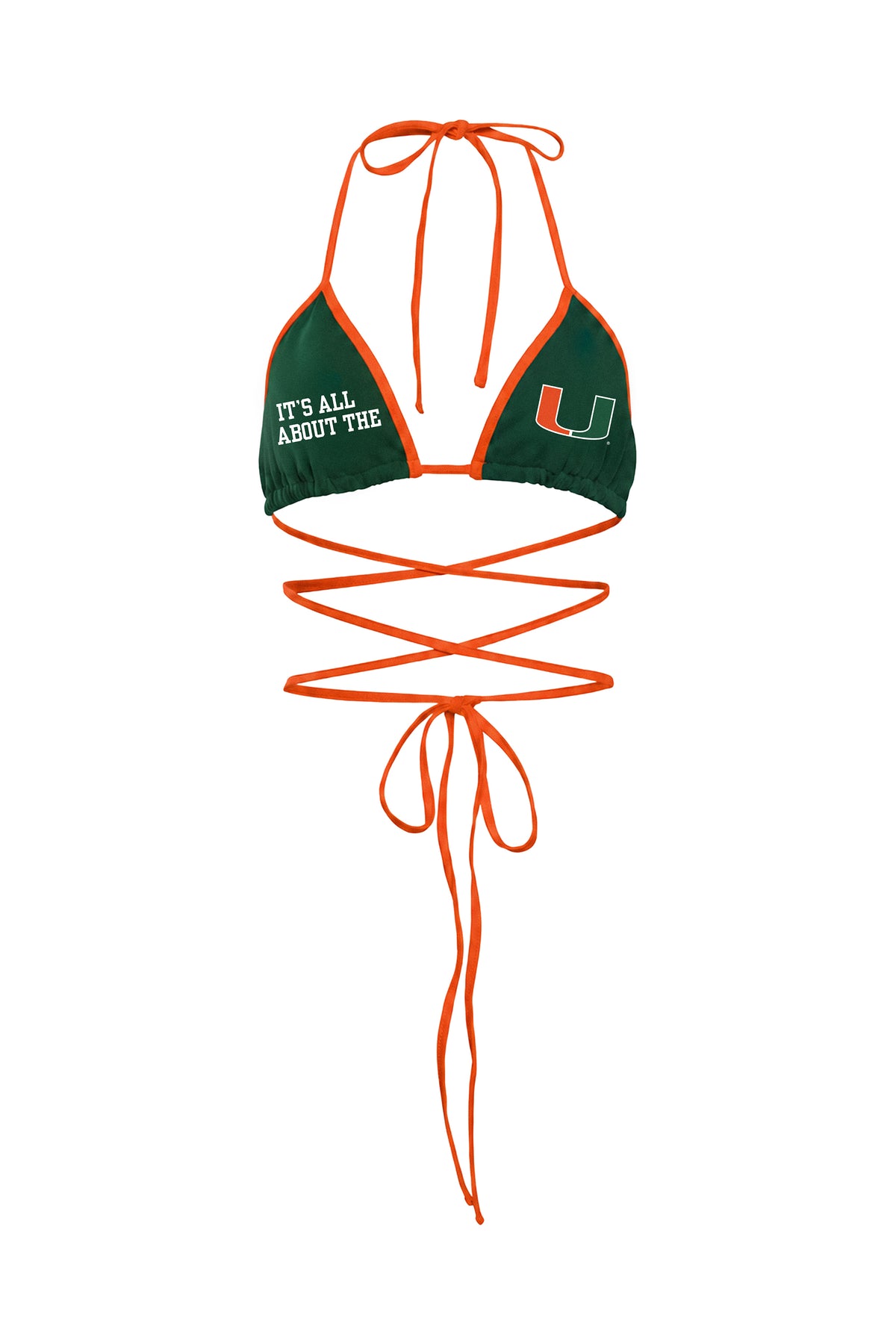 University of Miami Gameday Bra Top