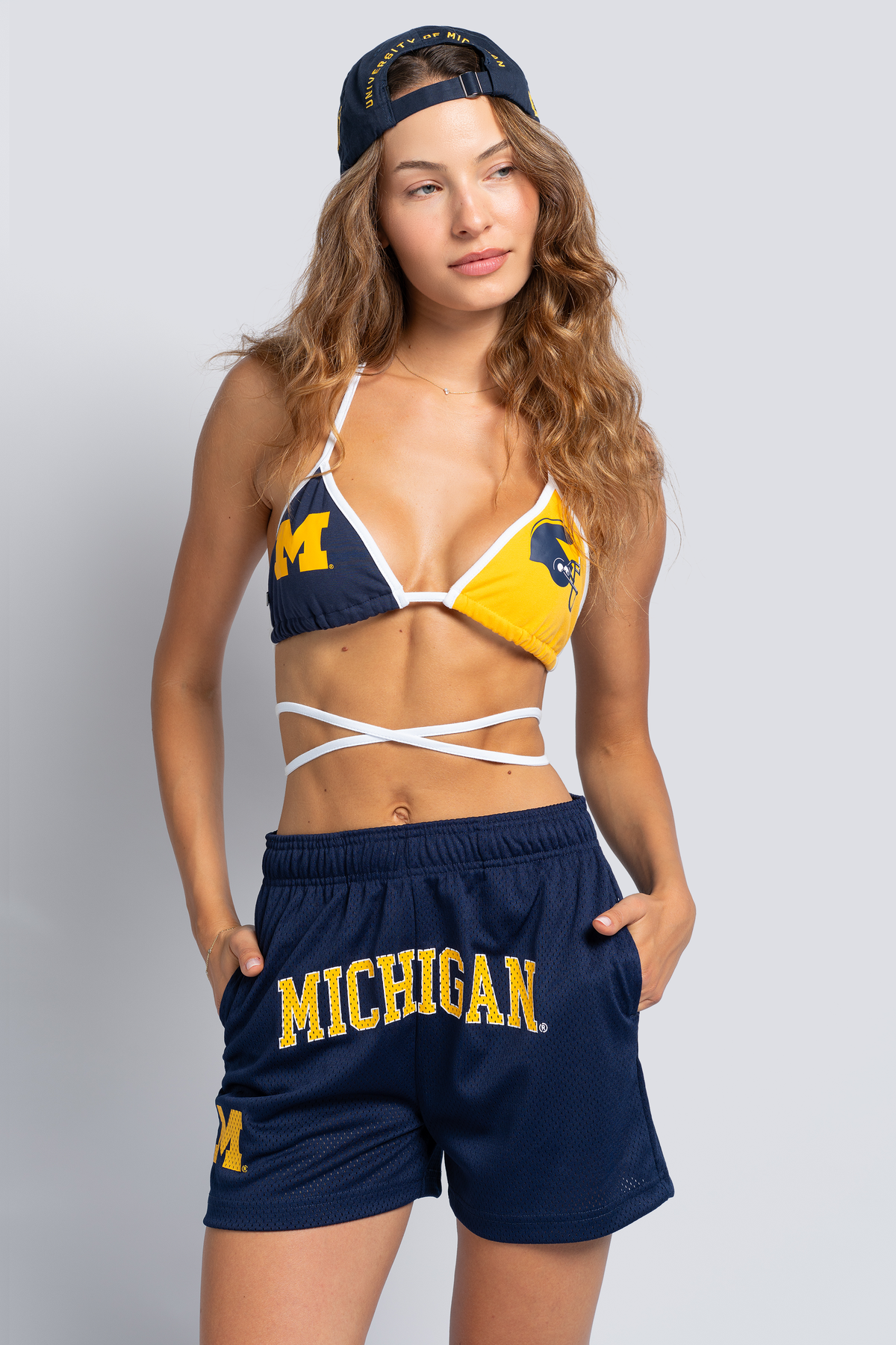 University of Michigan Gameday Bra Top