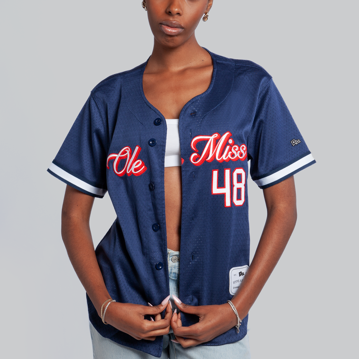 Ole Miss Baseball Jersey X-Large / Navy