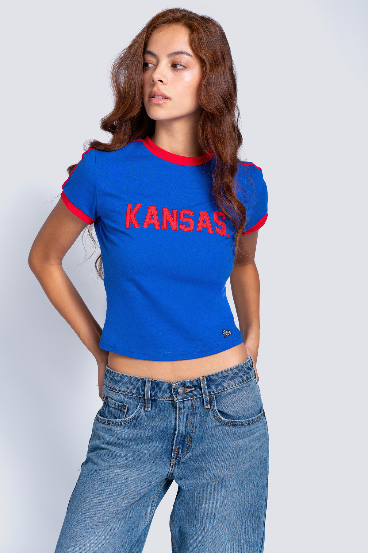 University of Kansas Goalie Baby Tee