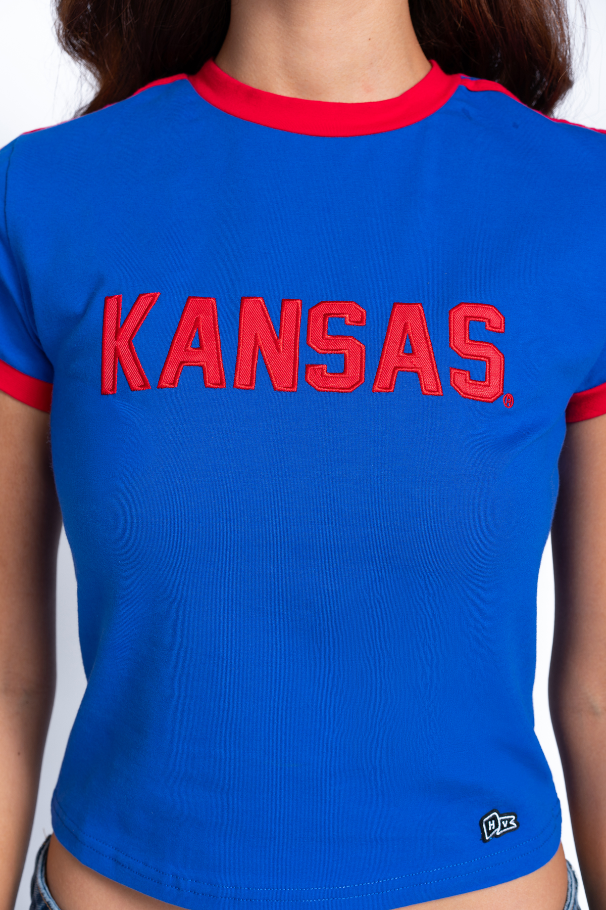 University of Kansas Goalie Baby Tee