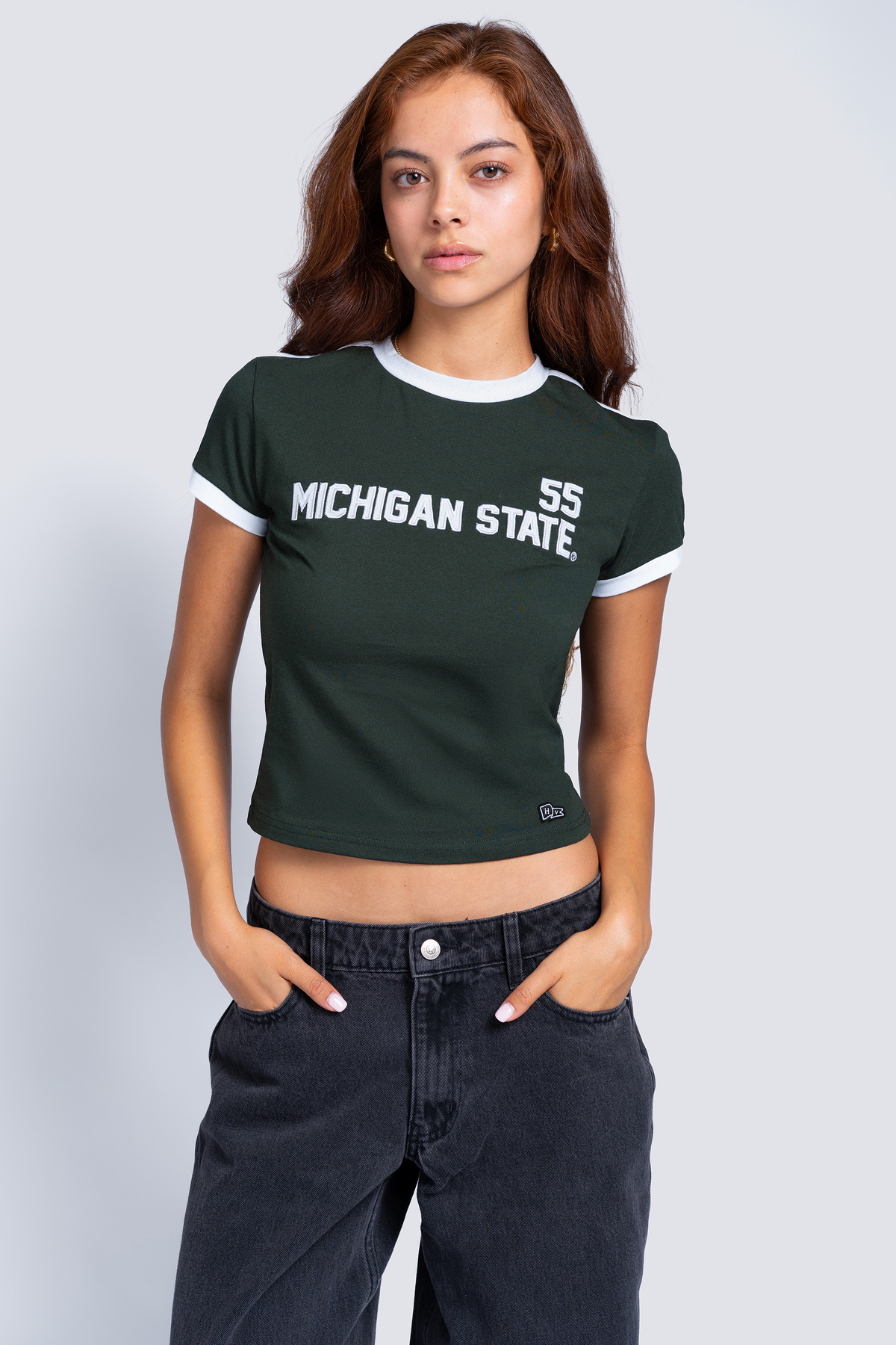 Michigan State University Goalie Baby Tee