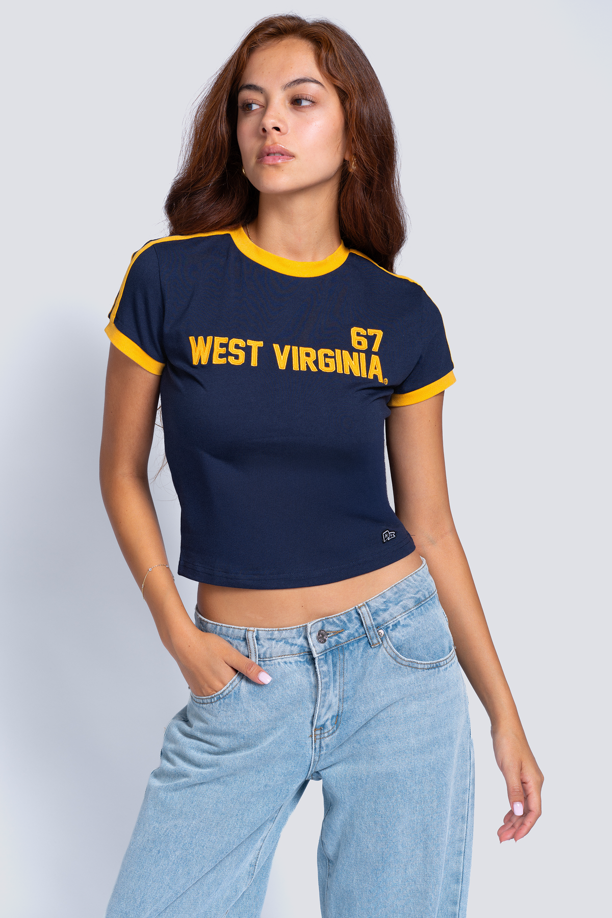 West Virginia University Goalie Baby Tee