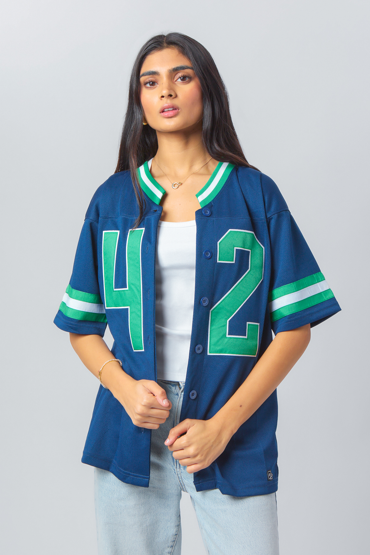 Notre Dame Button Down Football Jersey