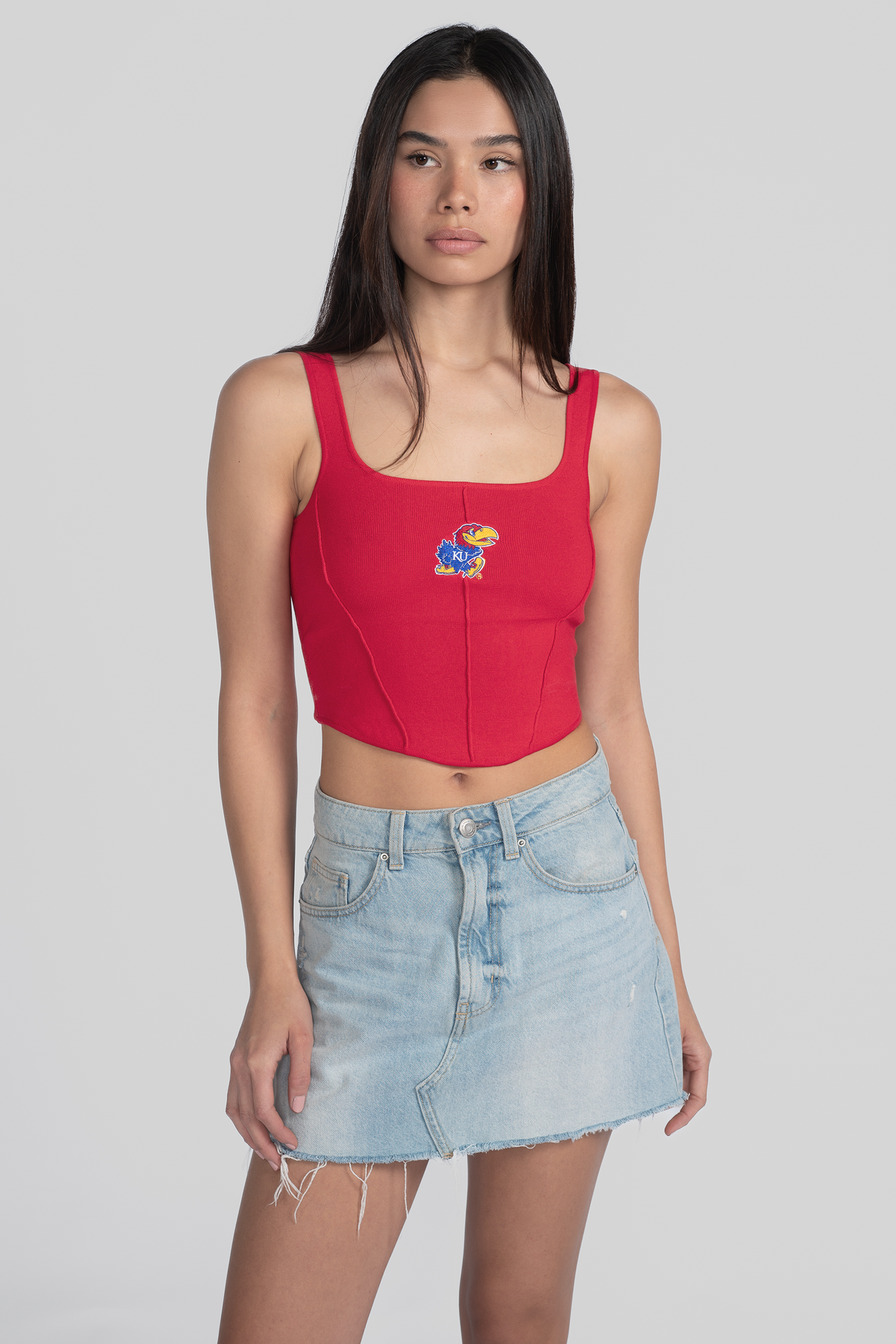 University of Kansas Knit Corset