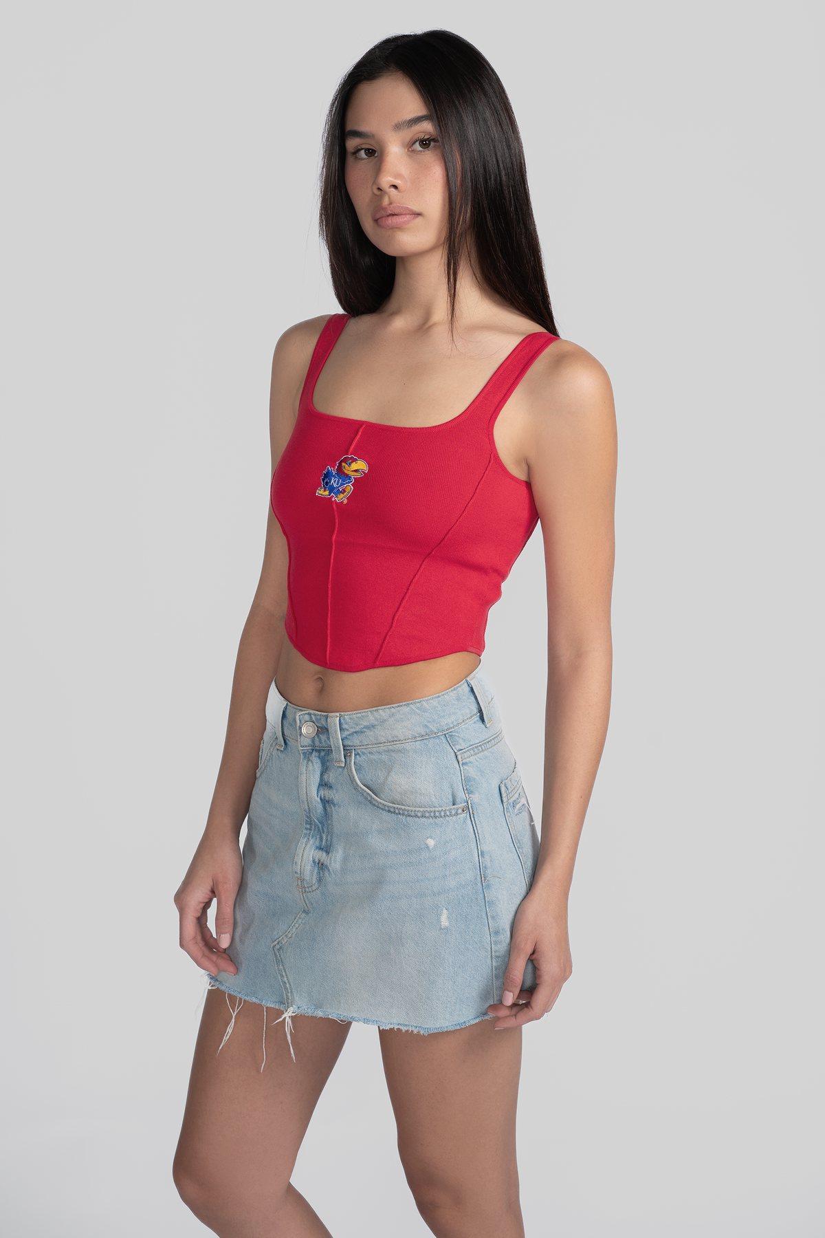 University of Kansas Knit Corset