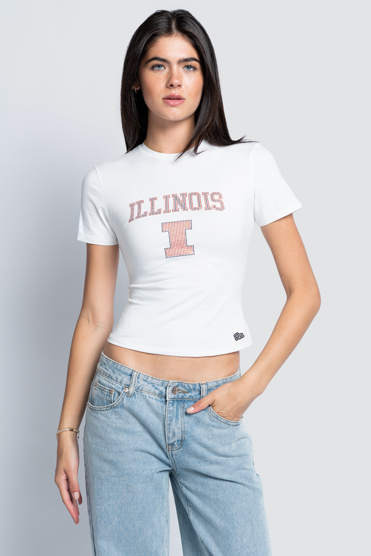 University of Illinois Rhinestone T-Shirt