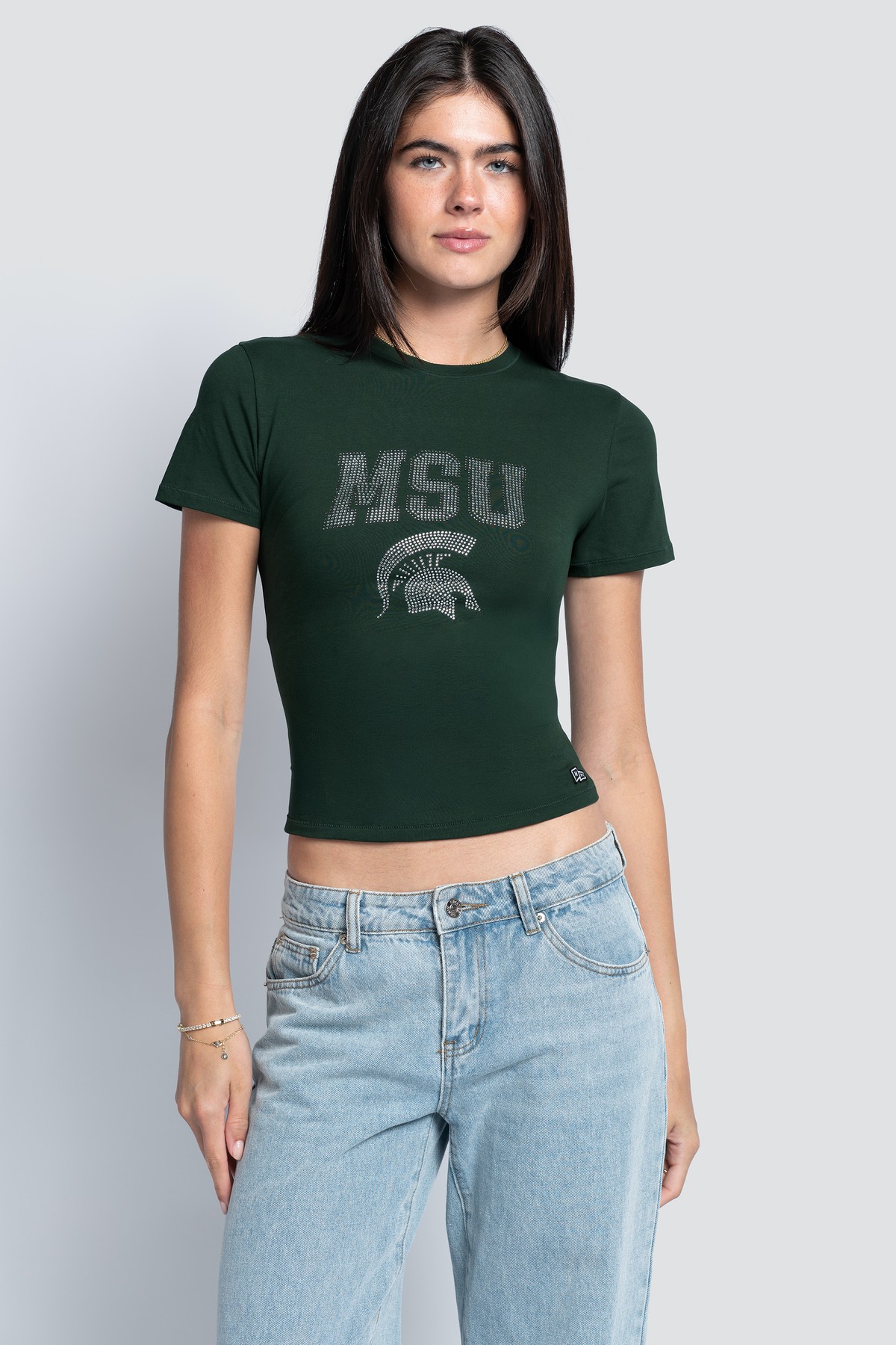 Michigan State Rhinestone T-Shirt