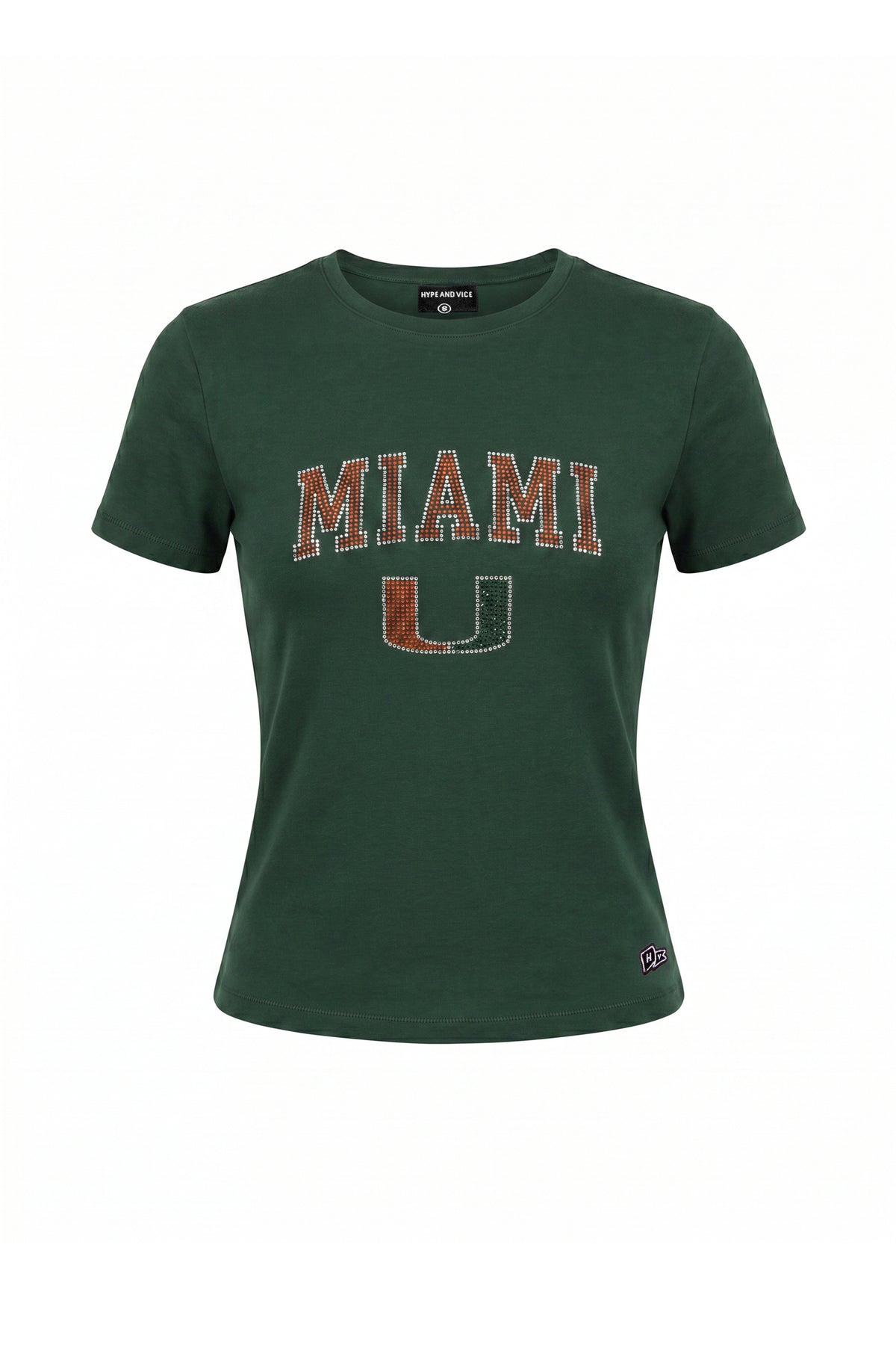 University of Miami Rhinestone T-Shirt