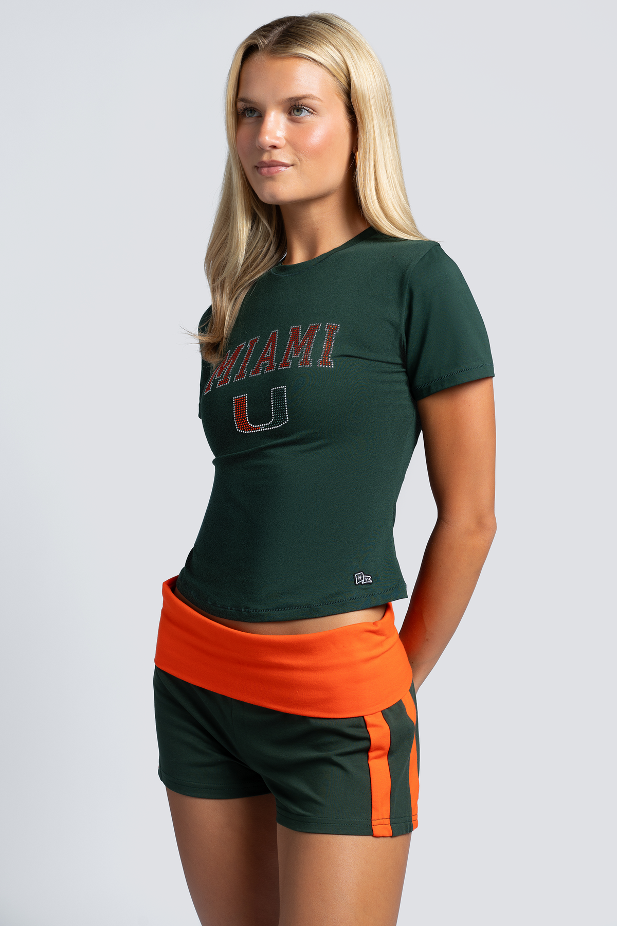 University of Miami Rhinestone T-Shirt