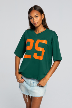 University of Miami Football Oversized T-shirt