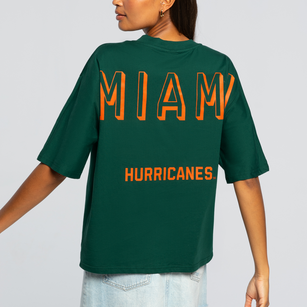 University of Miami Football Oversized T-shirt