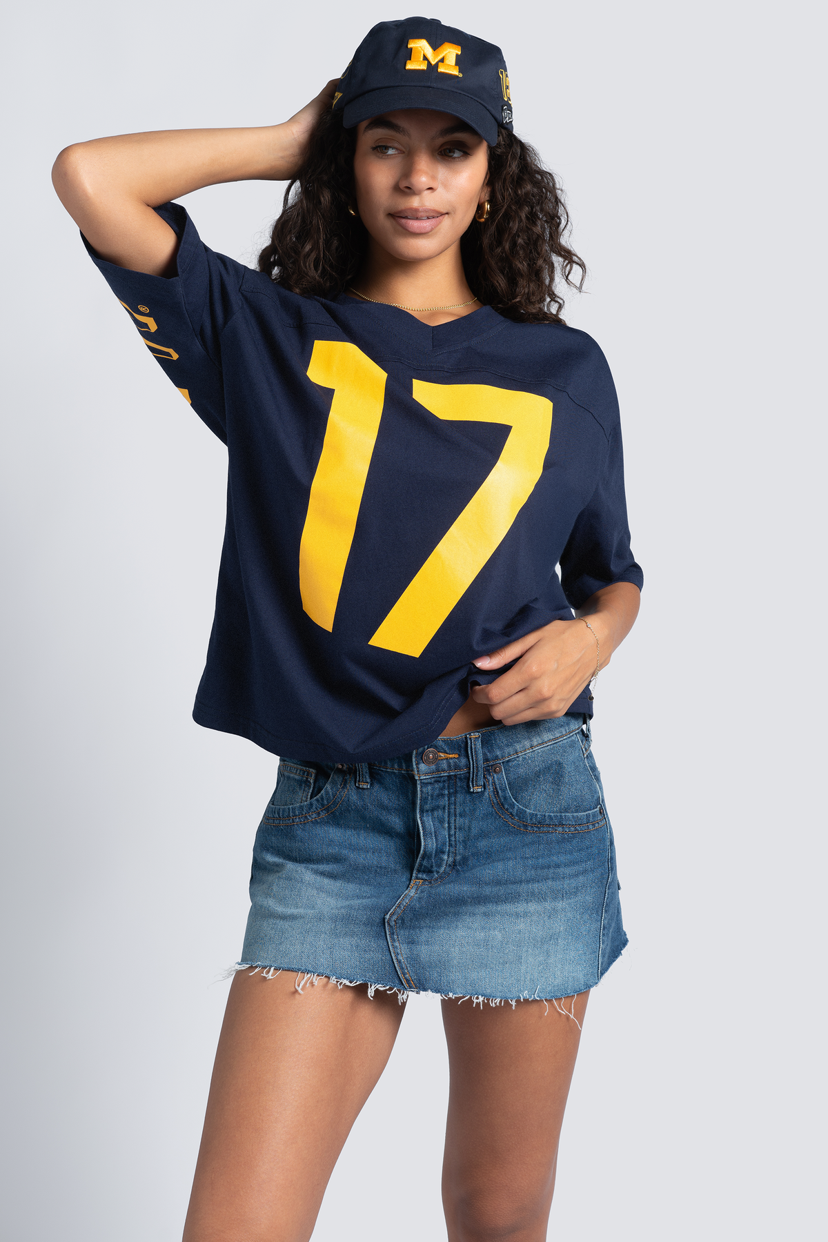 University of Michigan Football Oversized T-shirt