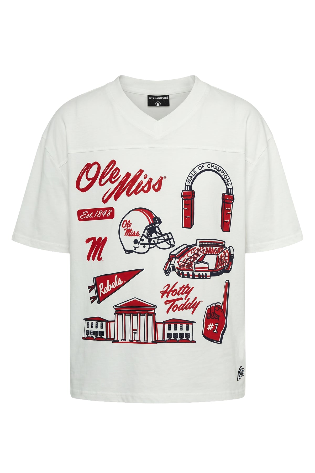 University of Mississippi Football Oversized T-shirt