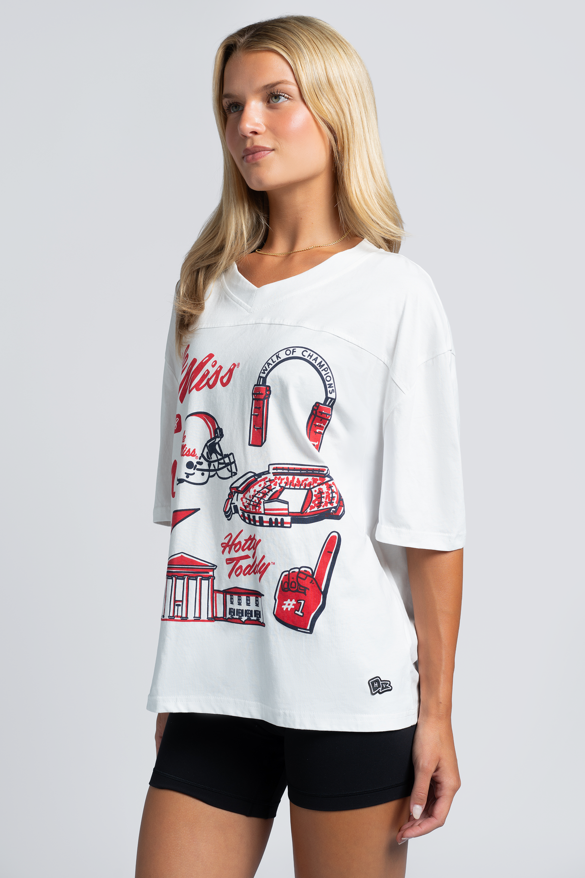 University of Mississippi Football Oversized T-shirt