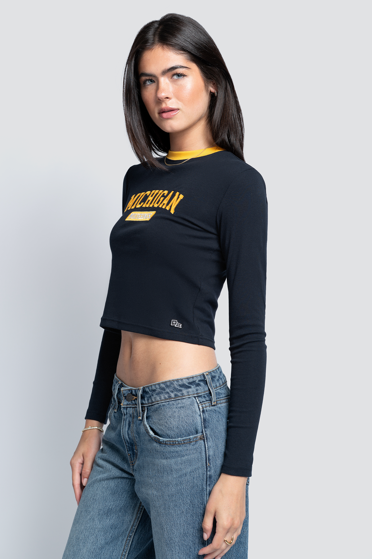 University of Michigan Long Sleeve Baby Tee