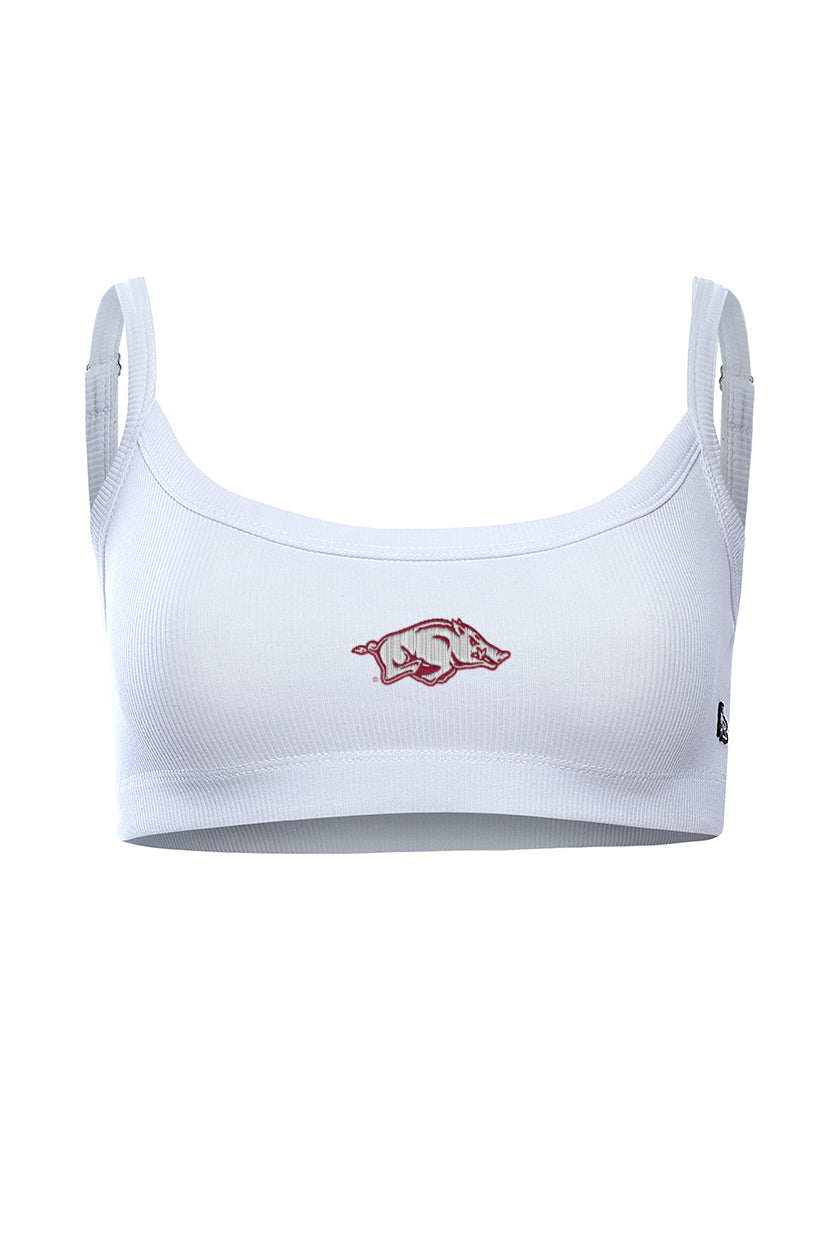 University of Arkansas Rib Bra Top