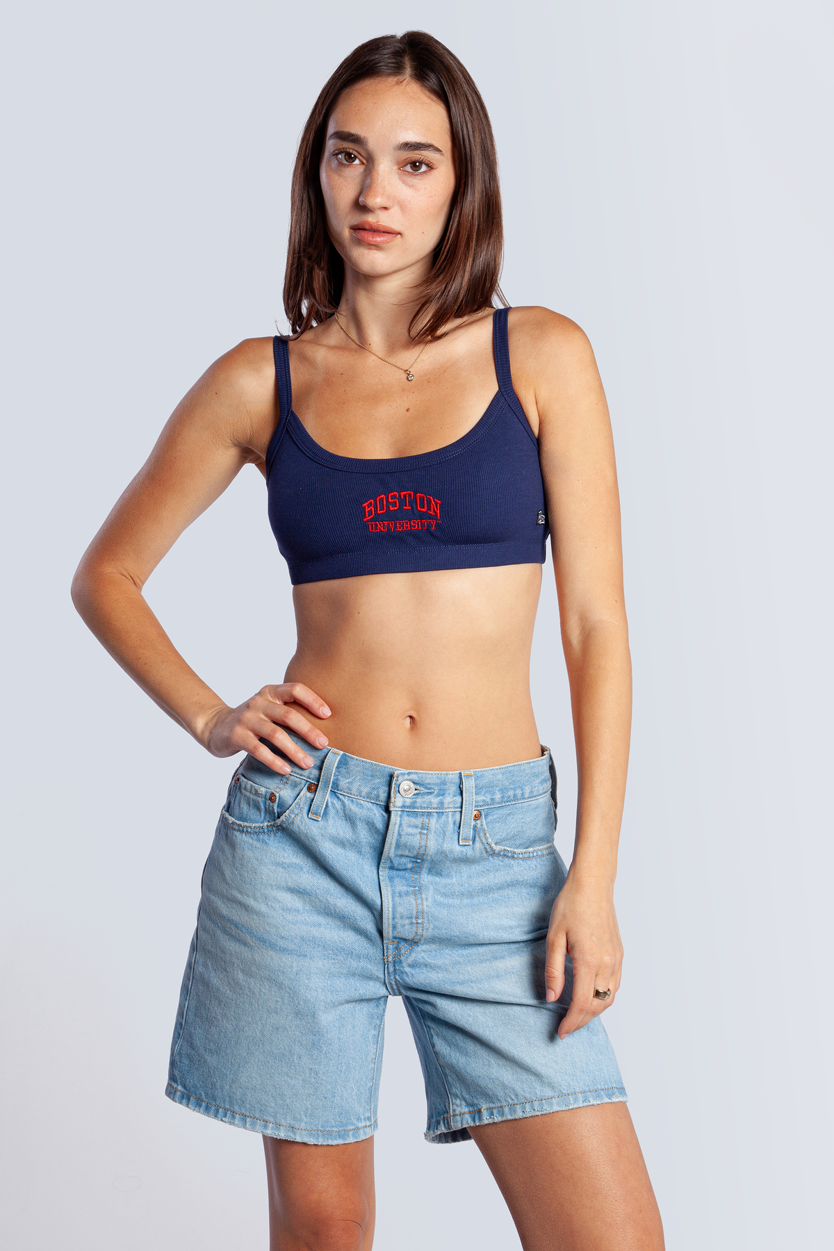 Boston University Rib Bra Top