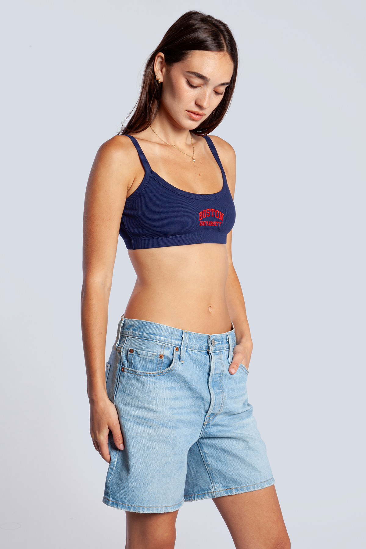 Boston University Rib Bra Top