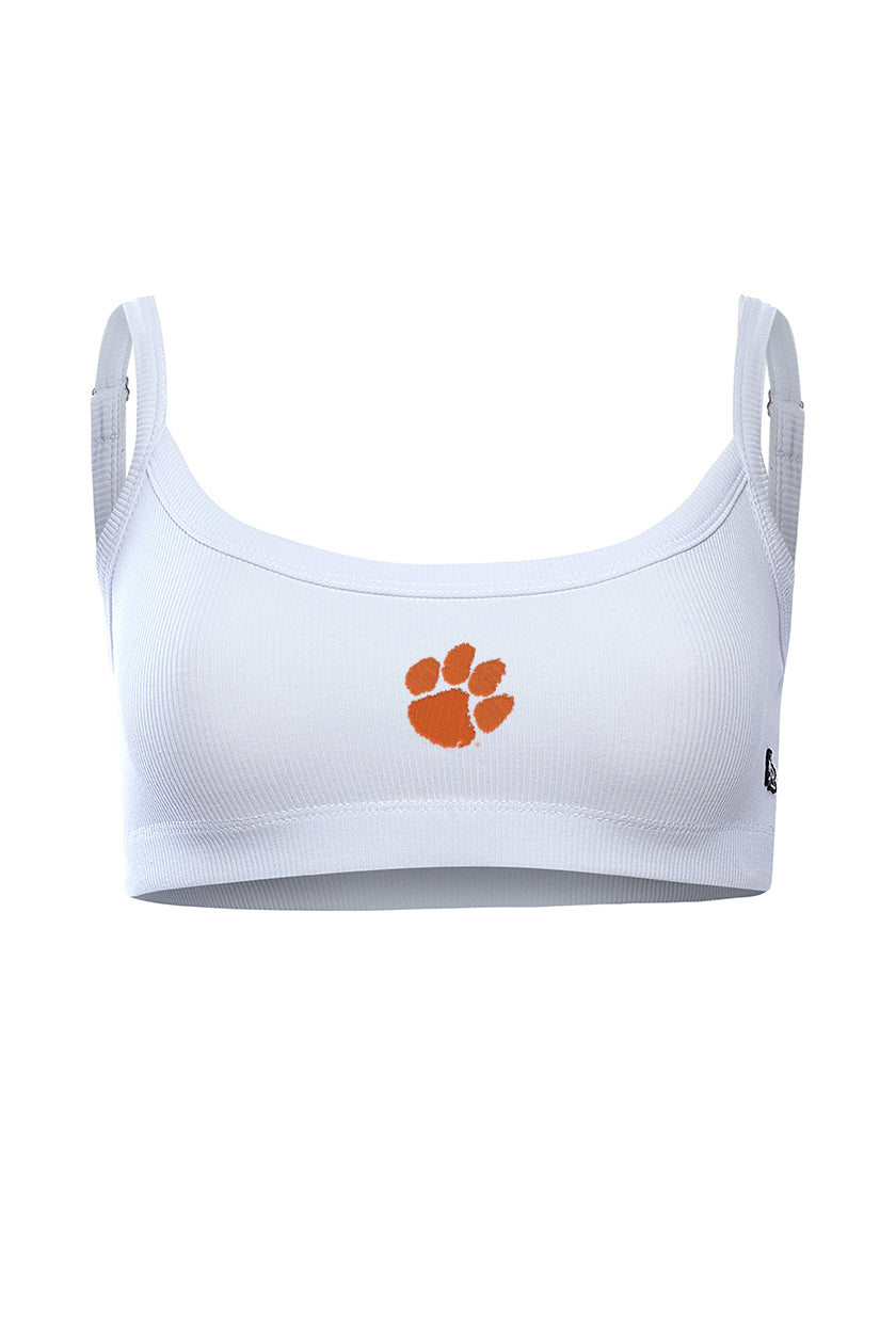 Clemson Rib Bra Top