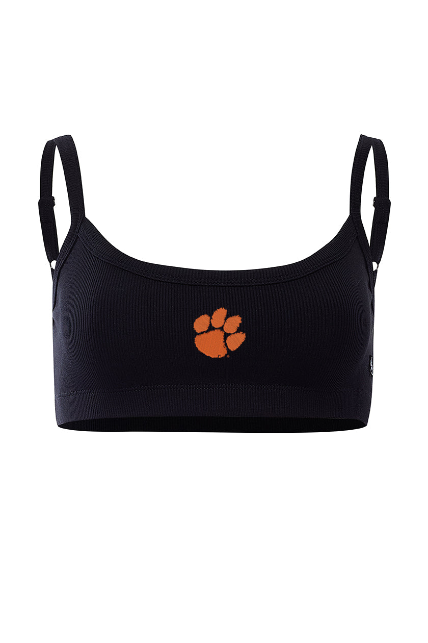 Clemson Rib Bra Top