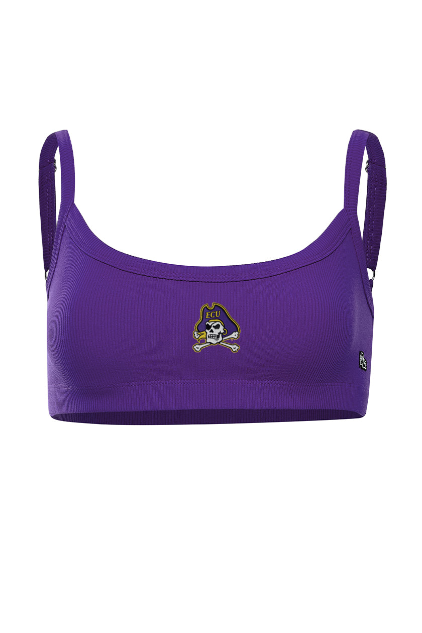 East Carolina University Rib Bra Top