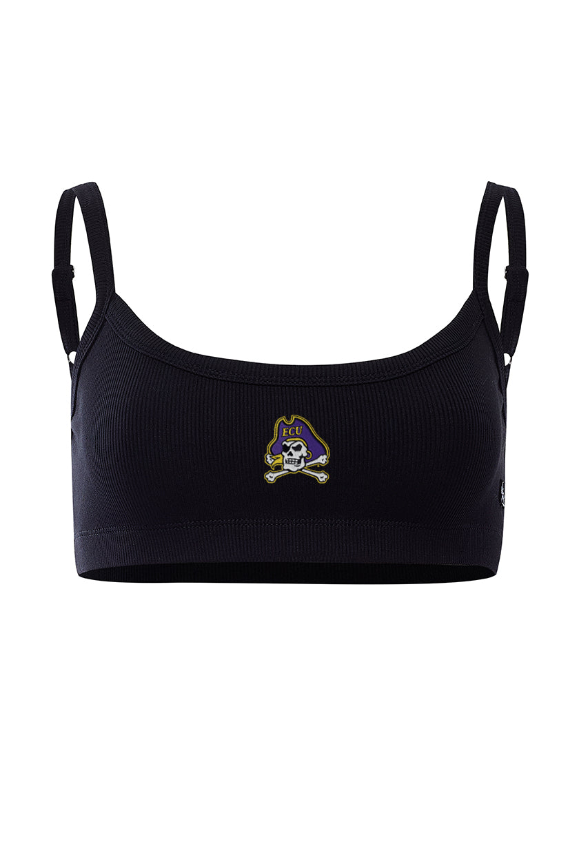 East Carolina University Rib Bra Top