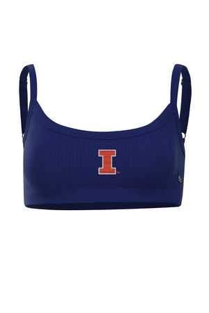 University of Illinois Rib Bra Top