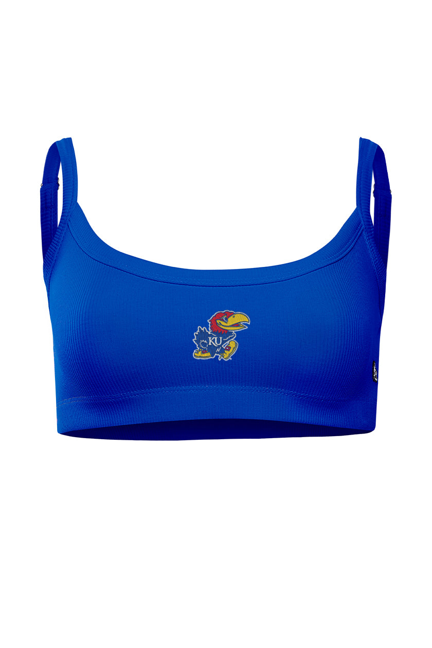 University of Kansas Rib Bra Top