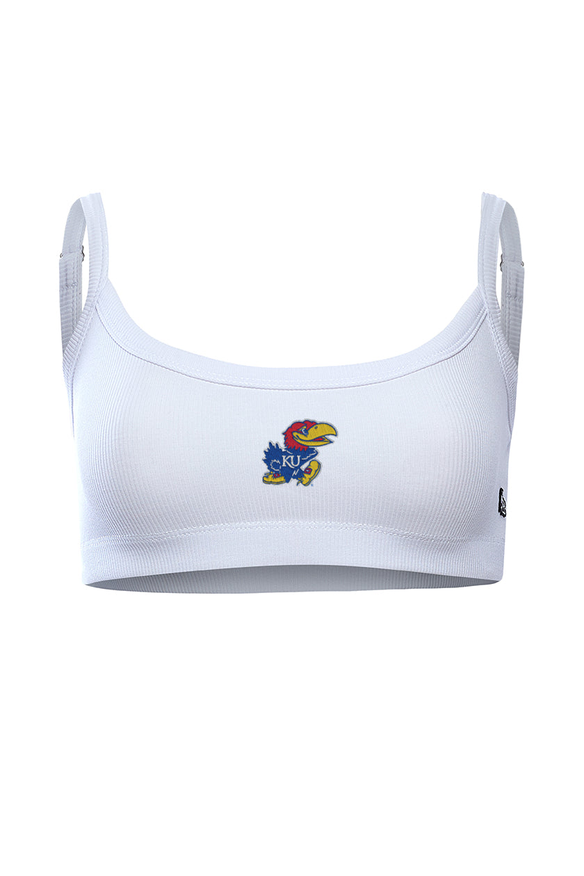 University of Kansas Rib Bra Top