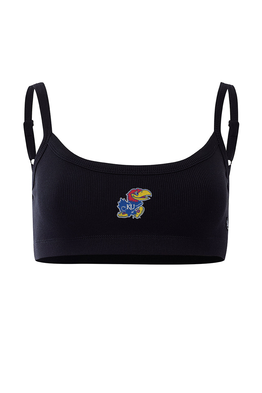 University of Kansas Rib Bra Top