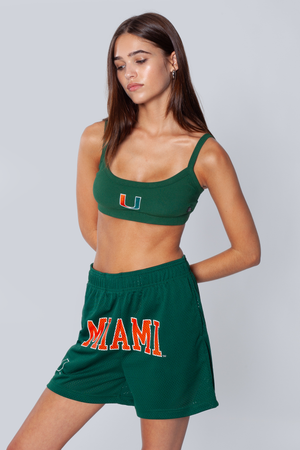 University of Miami Rib Bra Top