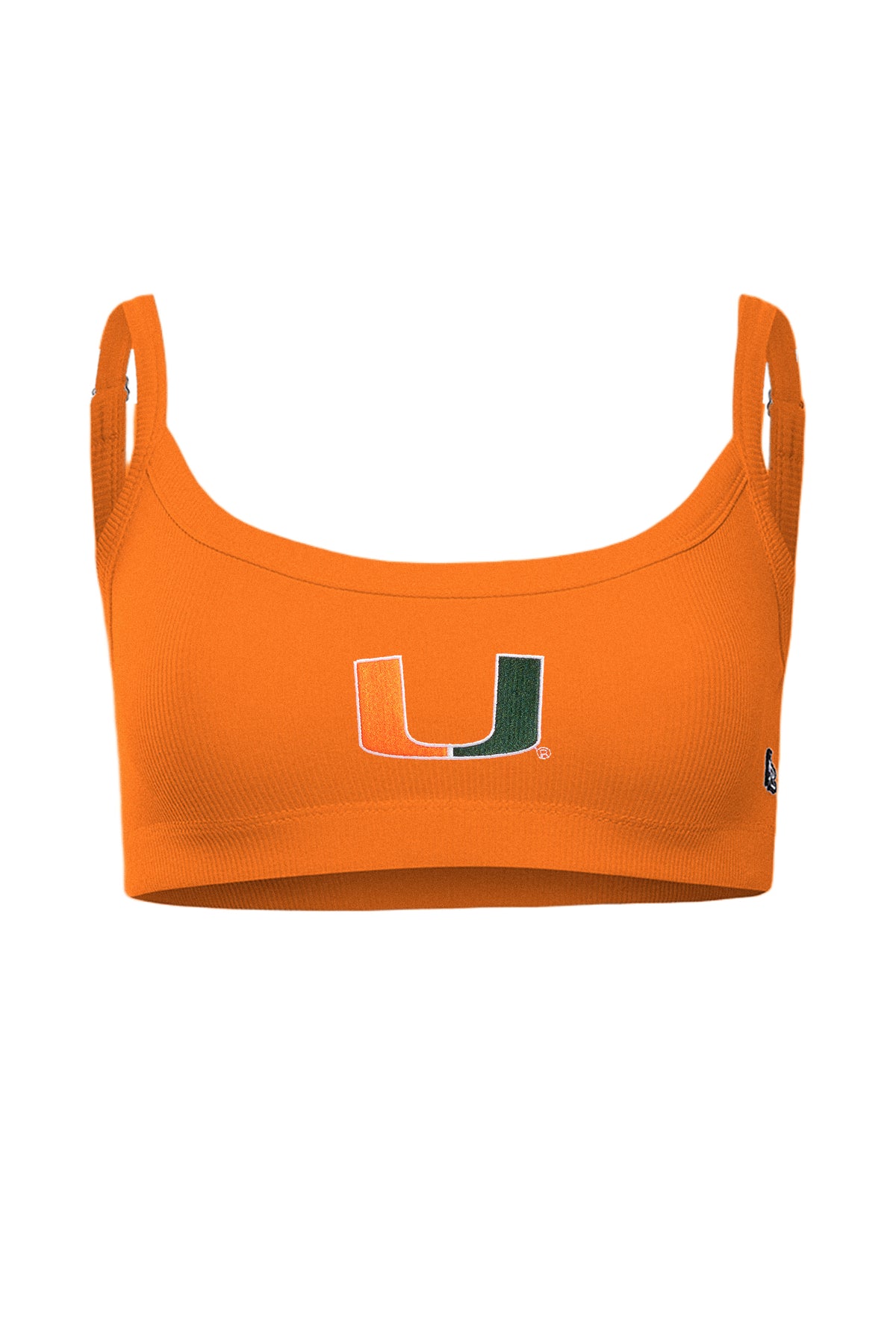 University of Miami Rib Bra Top