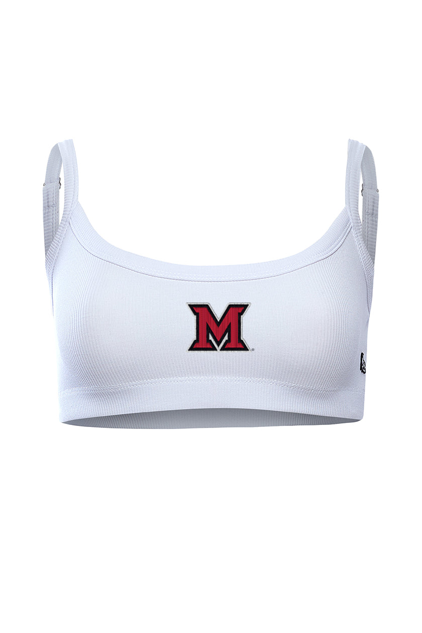 Miami University Rib Bra Top