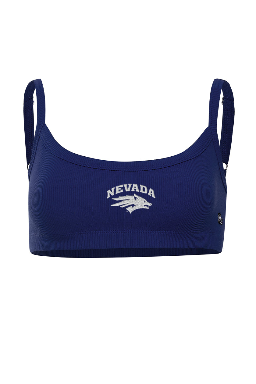University of Nevada Reno Rib Bra Top
