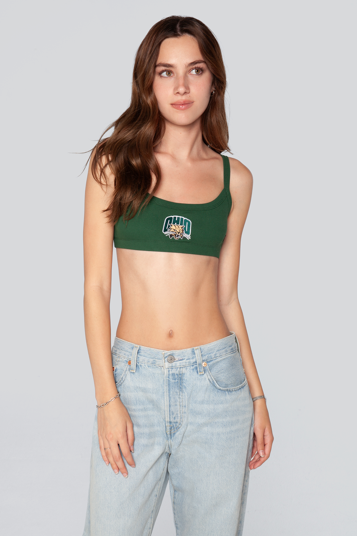 Ohio University Rib Bra Top
