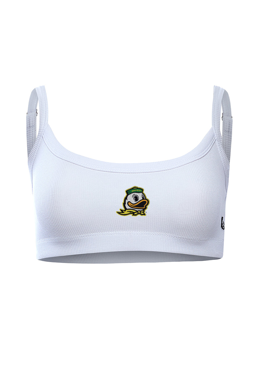 University of Oregon Rib Bra Top