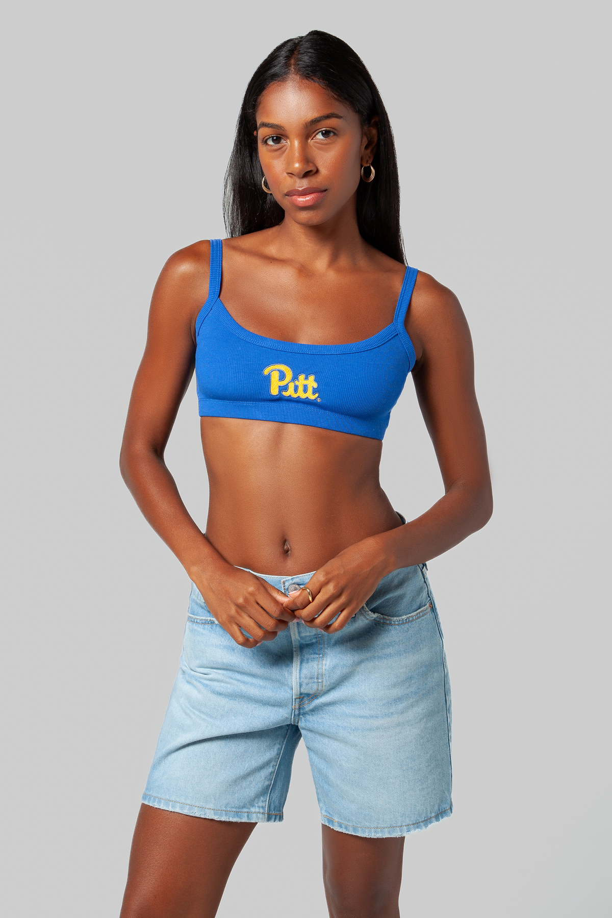 University of Pittsburgh Rib Bra Top