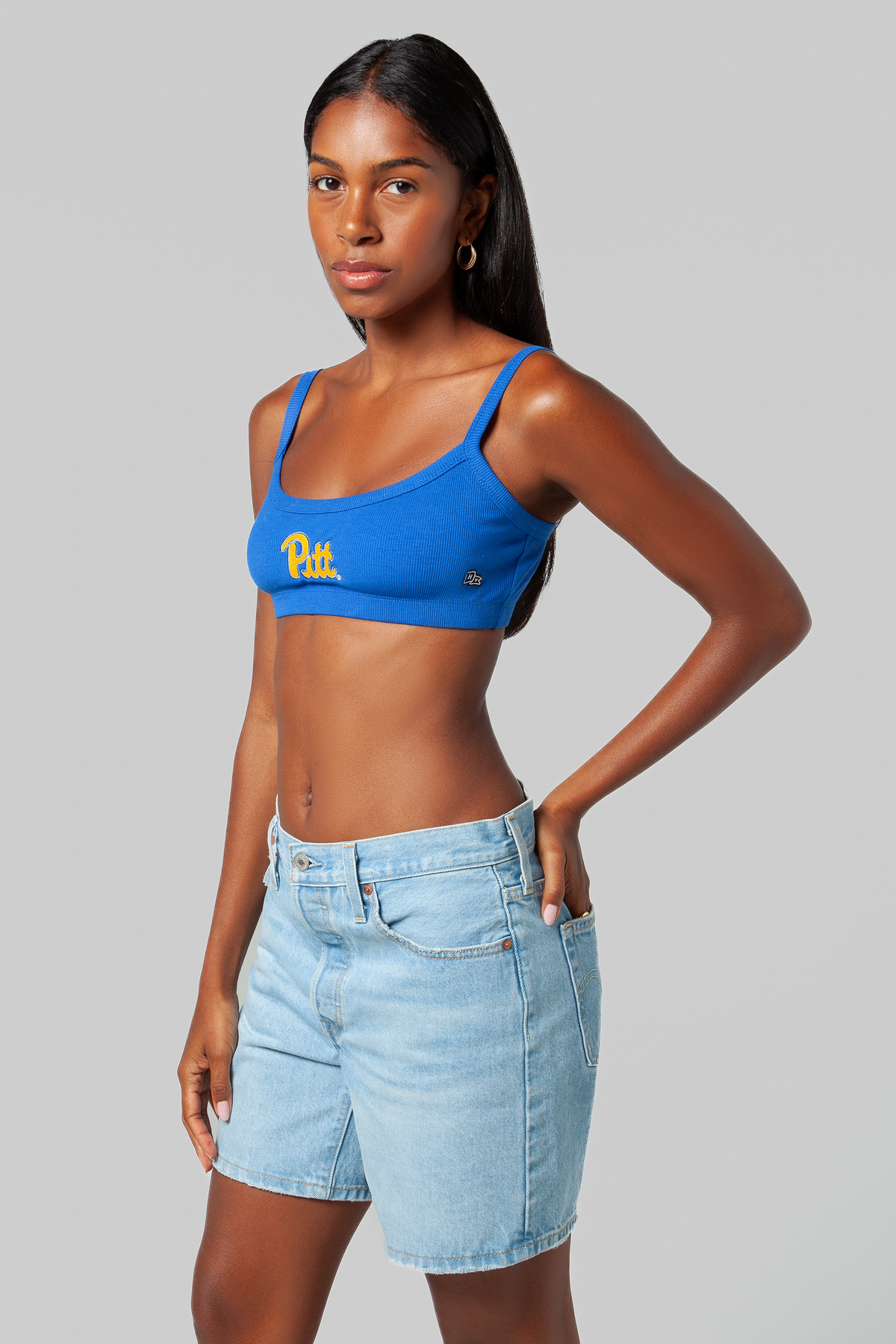 University of Pittsburgh Rib Bra Top
