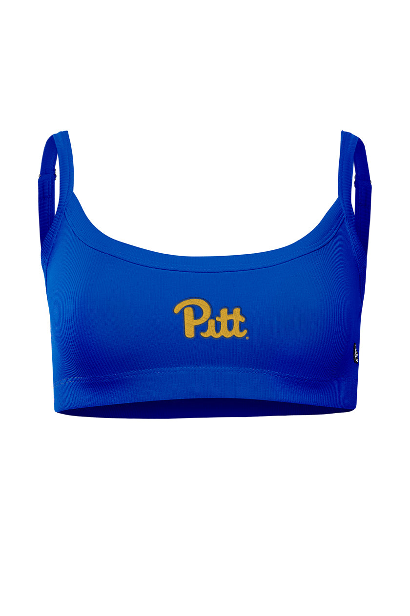 University of Pittsburgh Rib Bra Top
