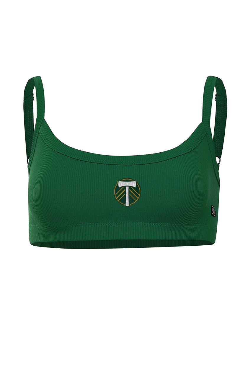 Portland Timbers Rib Bra Top
