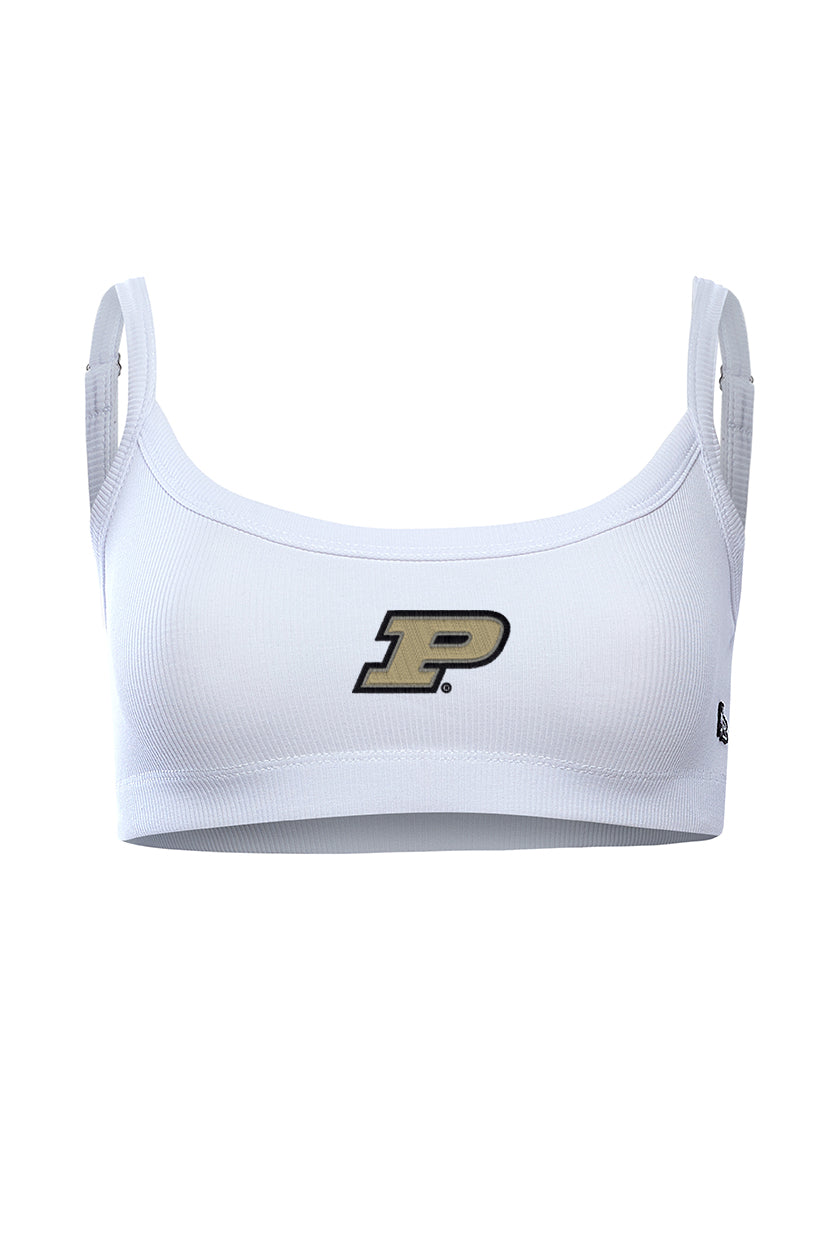 Purdue Rib Bra Top